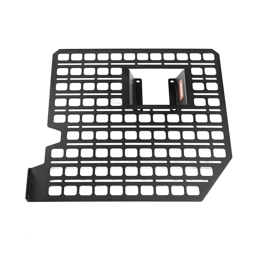 102001 – BUILTRIGHT Molle Cargo Panel, Bedside Mount Screw On Powder Coated Textured Black Steel Wit - view 2